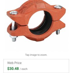 Ductile Pipe Clamp 2 Inch New