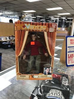 *🎤 NSYNC JC Chasez Collectible Marionette – Living Toyz (2000) 🎭