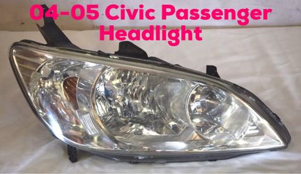 2004-2005 Honda Civic Right Passenger Side Headlight!!