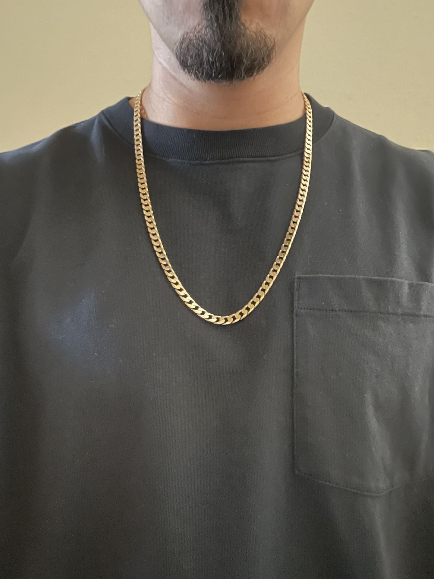 Solid Gold Cuban Link Chain