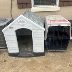 Dog House And Dog Crate