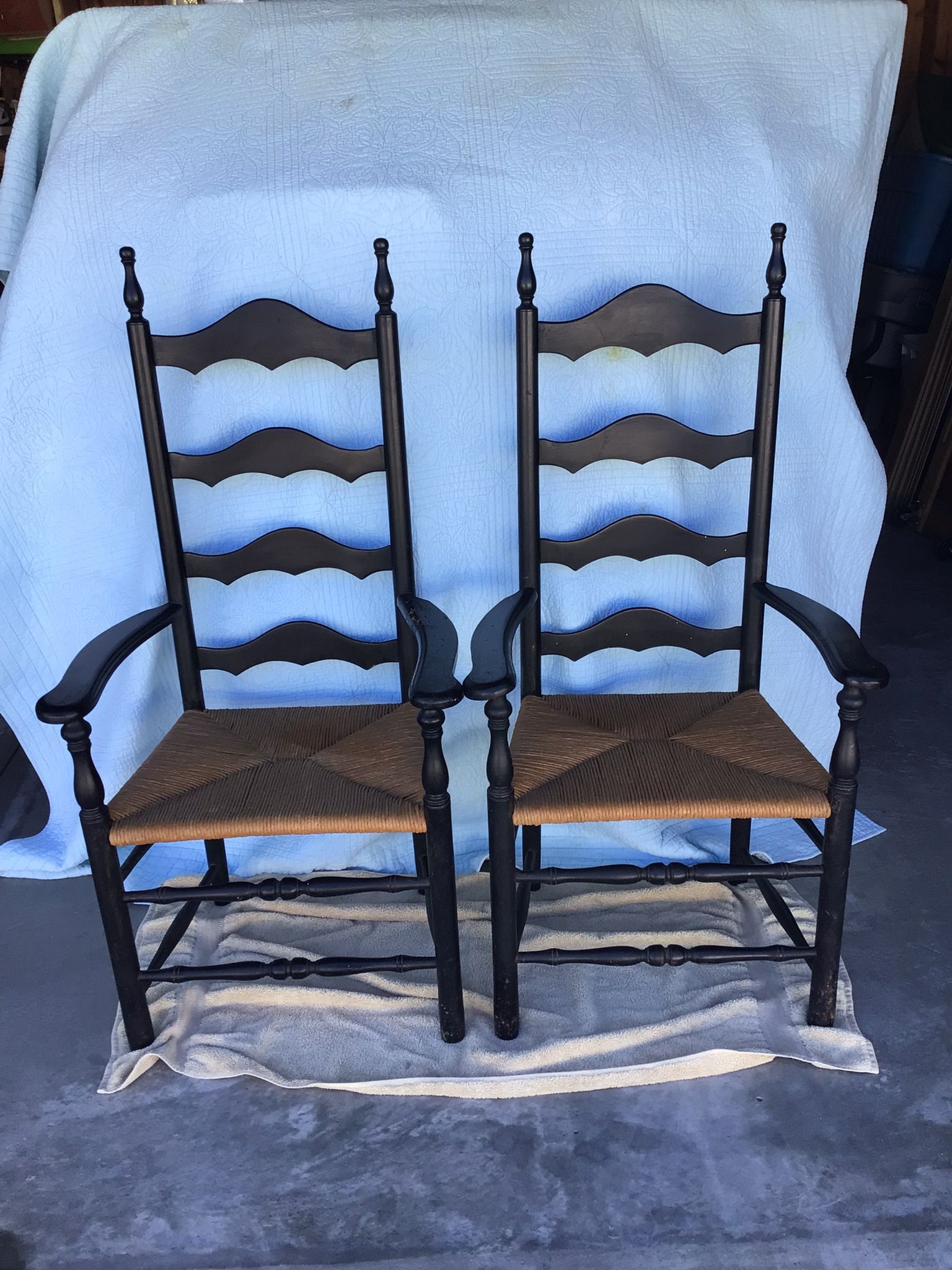 Antique Ladder Back Chairs