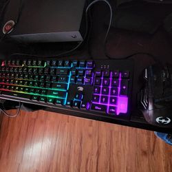 Gaming Lights Mouse And Keyboard