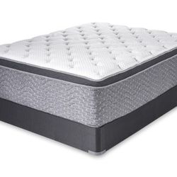 SUPER THICK BRAND NEW 17IN QUEEN PILLOWTOP MATTRESS AND BOXSPRING SAME DAY DELIVERY 