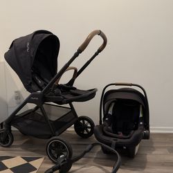 Nuna Triv stroller + Nuna PIPA Lite RX travel system