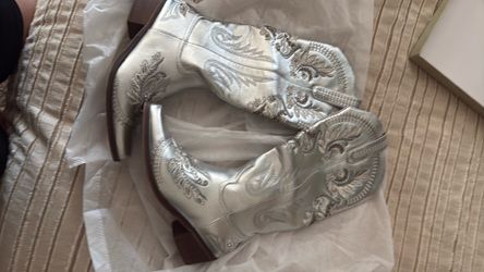 Botas vaquera platiada