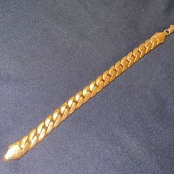 Cuban Bracelet 18k Gold Plated 