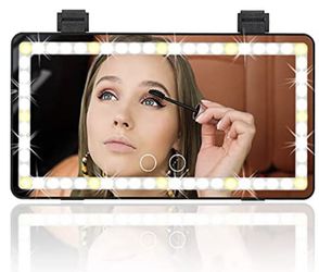 Led Touch Make Up Car Mirror