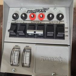Reliance "Protran" Generator Manual Transfer Switch