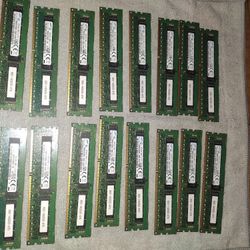 Server Memory DDR3 1600 MHz ECC Matched 128 GB Lots