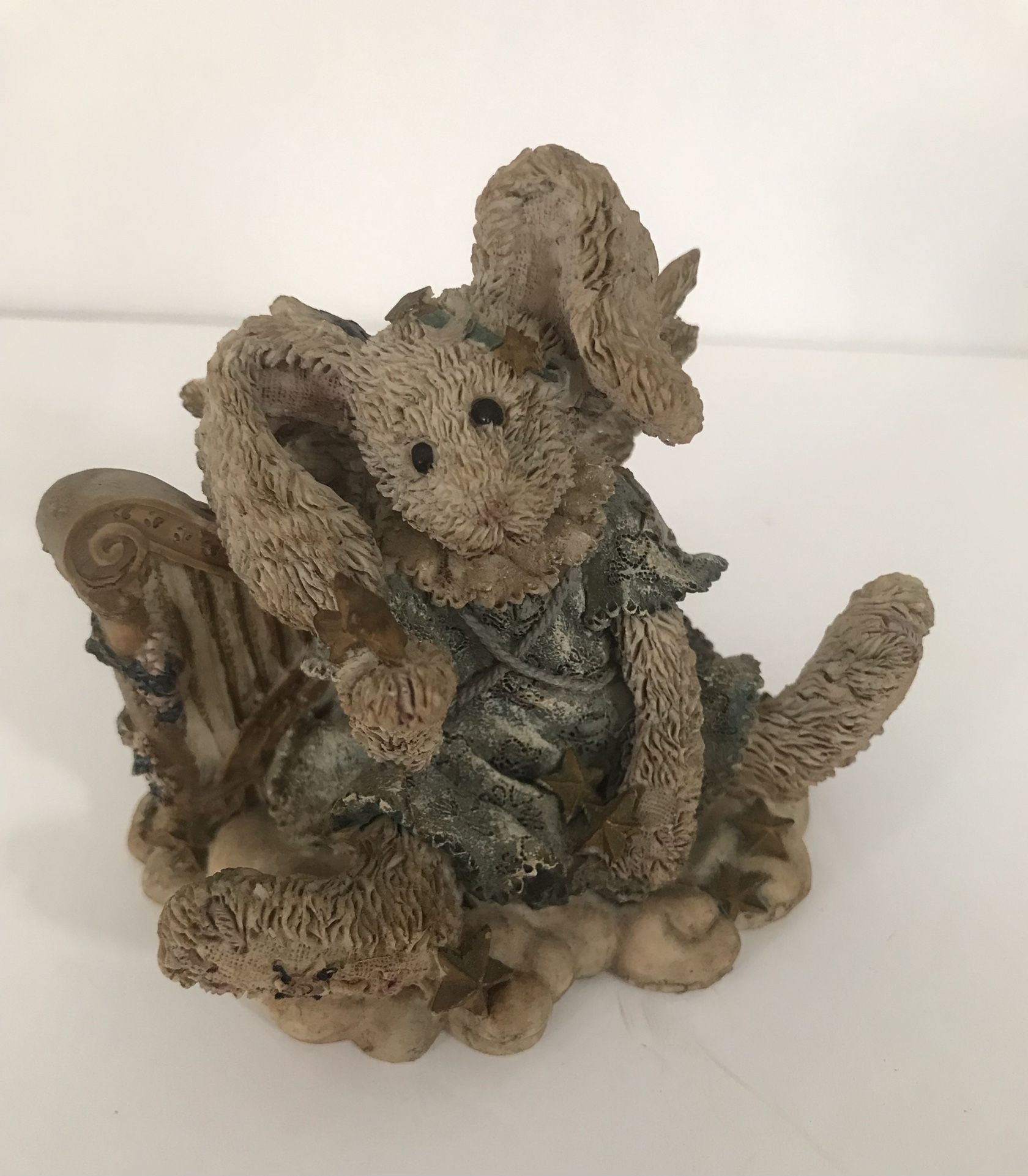 Boyds Bears Resin Figurine Celeste the Angel Bunny Rabbit