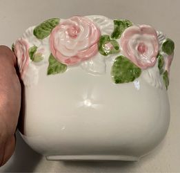 PINK & WHITE ROSE BOWL
