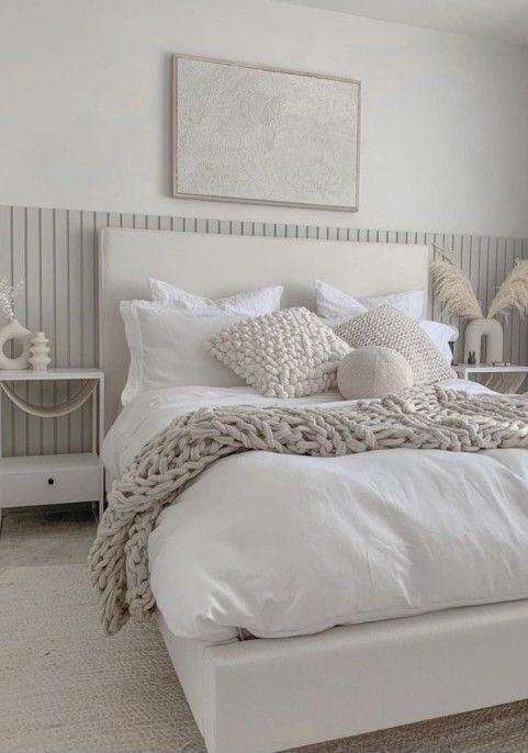 White Queen Headboard
