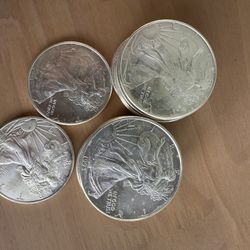 Tube Of 1993 American Silver Eagles 