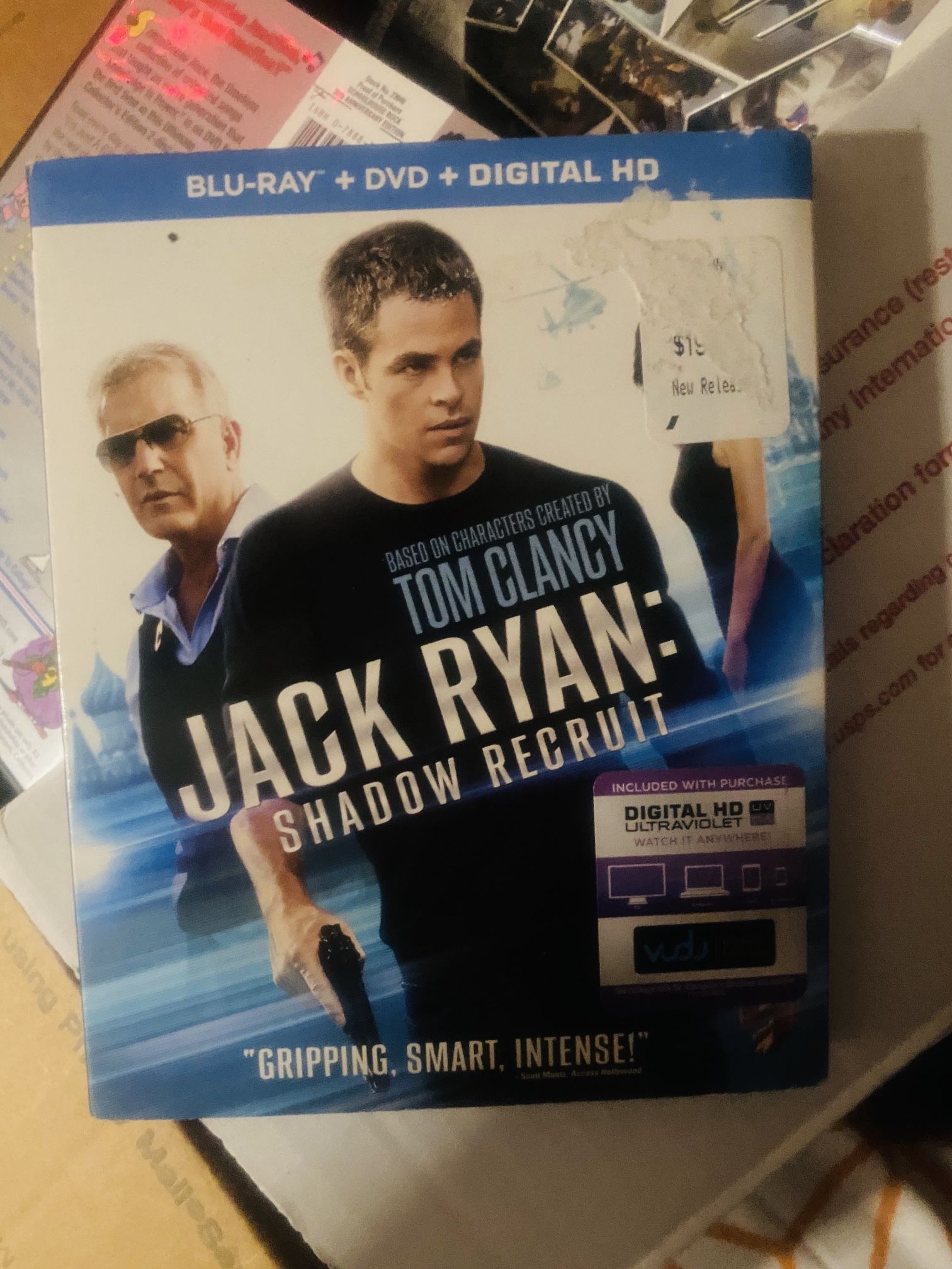 Jack Ryan Shadow Recruit Blue-ray