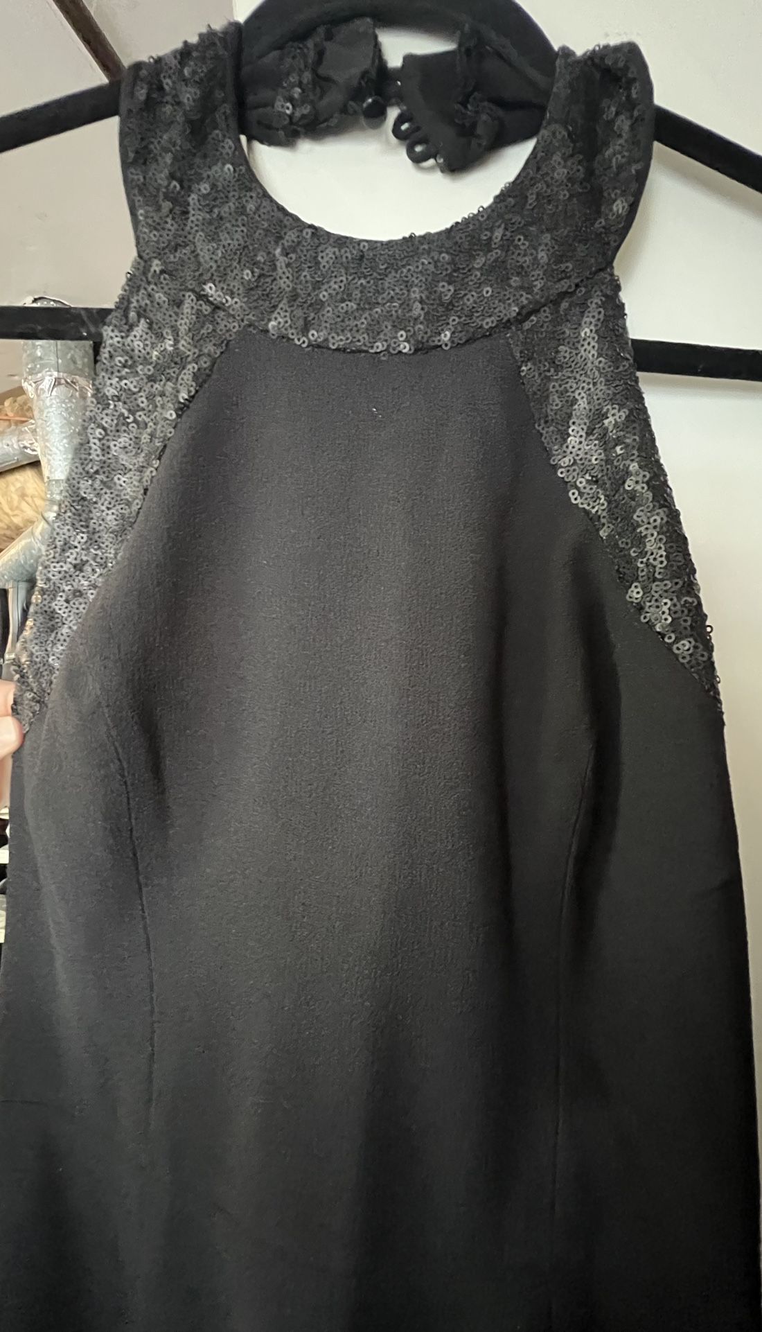 Black Halter Too Slim Skirt