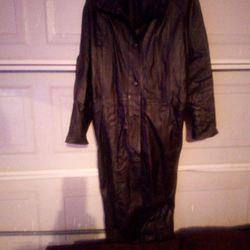 Jacqueline Ferar Women Leather Trench Coat 