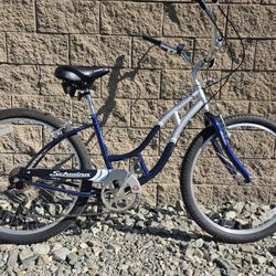 Classic Women's Schwinn Jaguar 7 Speed Beach  Cruiser 