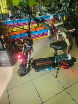 6000w Dual Motor Electric Scooter 58mph