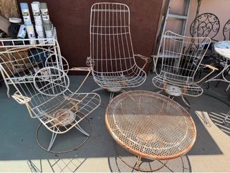 Vintage mid century patio set