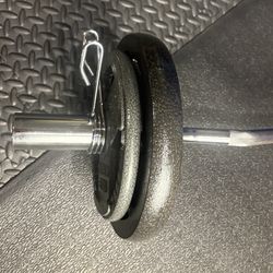 Brand New Olympic Weightlifting Equipment; Curl Bar with Pair of 25s and Pair of 10s. 90 # Brute.