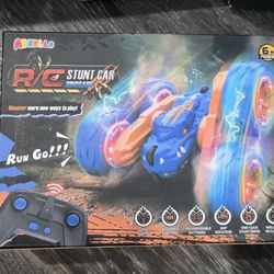 ABERLLS Remote Control Car, Stunt RC Cars Toys for 3 4 5 6 7 8 9 Year Old Boys, 4WD Off-Road Double Sided, 2.4Ghz Indoor Outdoor 360° Flips Electric