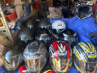 Racing Go Kart Helmets Neck Braces $30. To $70.
