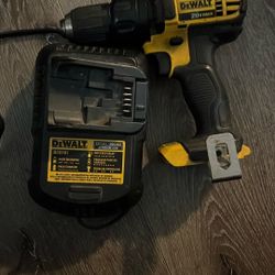 Dewalt 20v Max Drill And Charger No Battery 