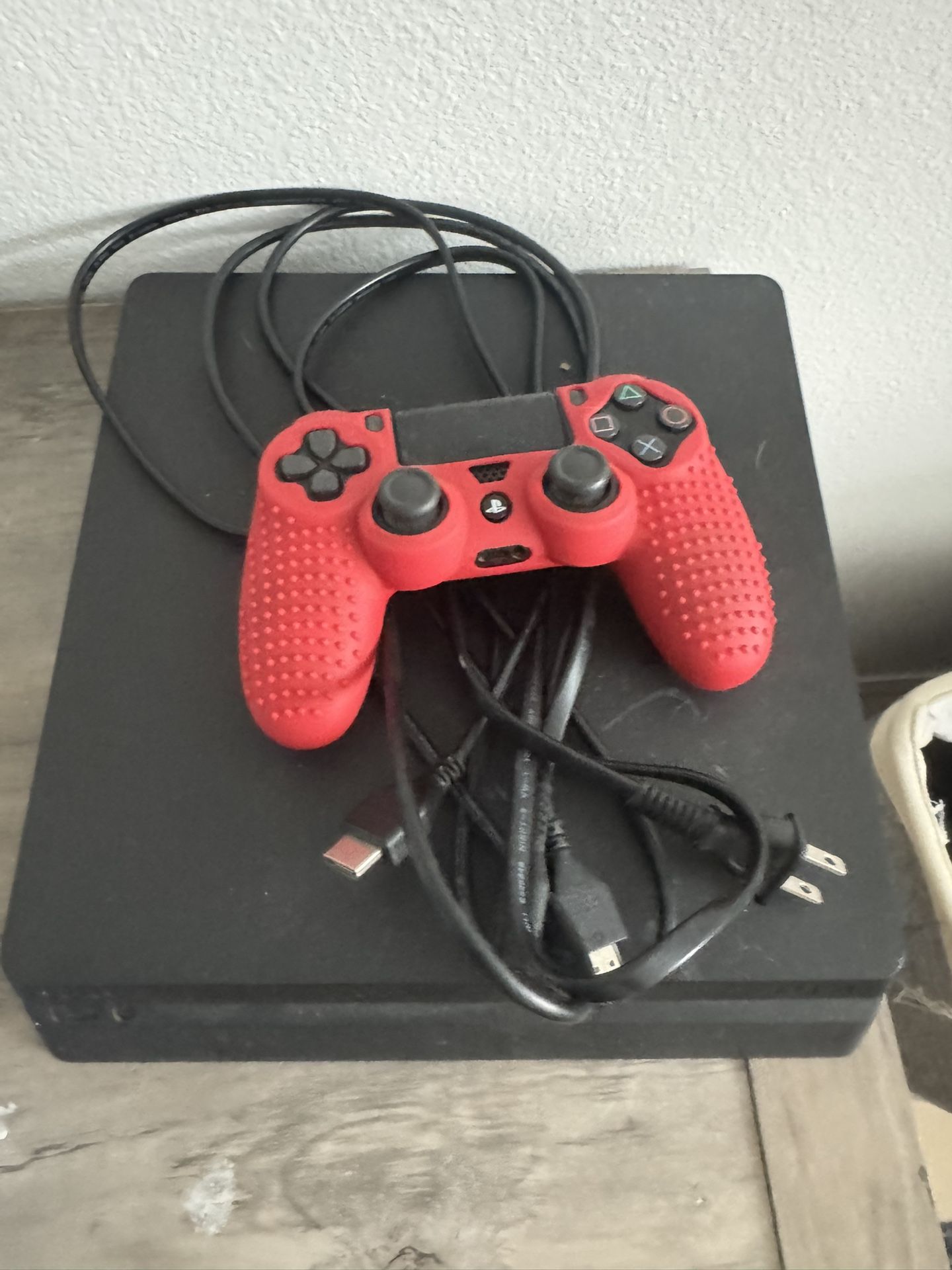 Playstation 4 with controller