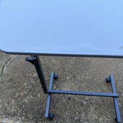 STAND, METAL 24"w x 16"deep x 33"tall at front; cross streets are Arapaho & Waterview