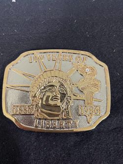100 year Statue of Liberty belt buckle