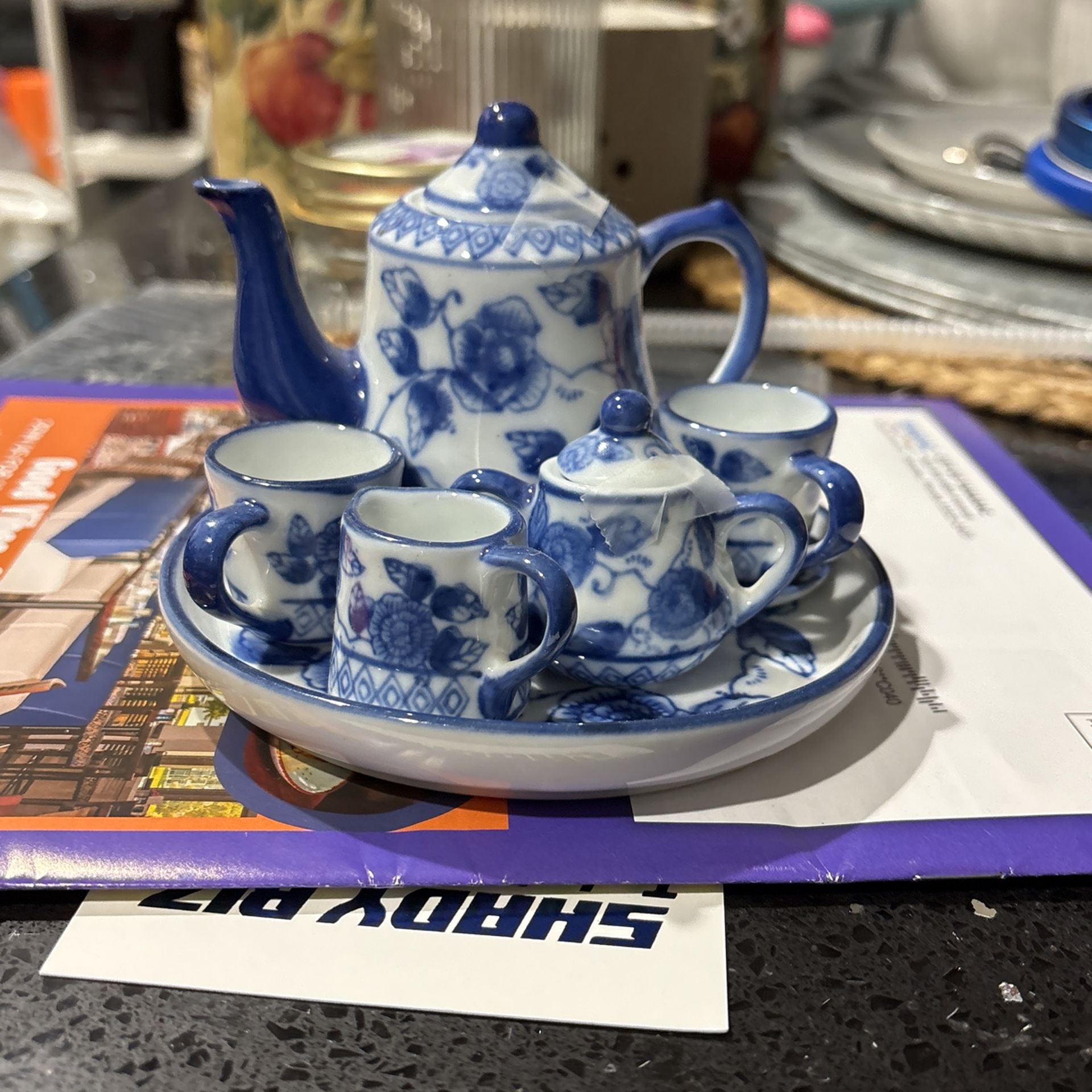 miniature coffee cups set