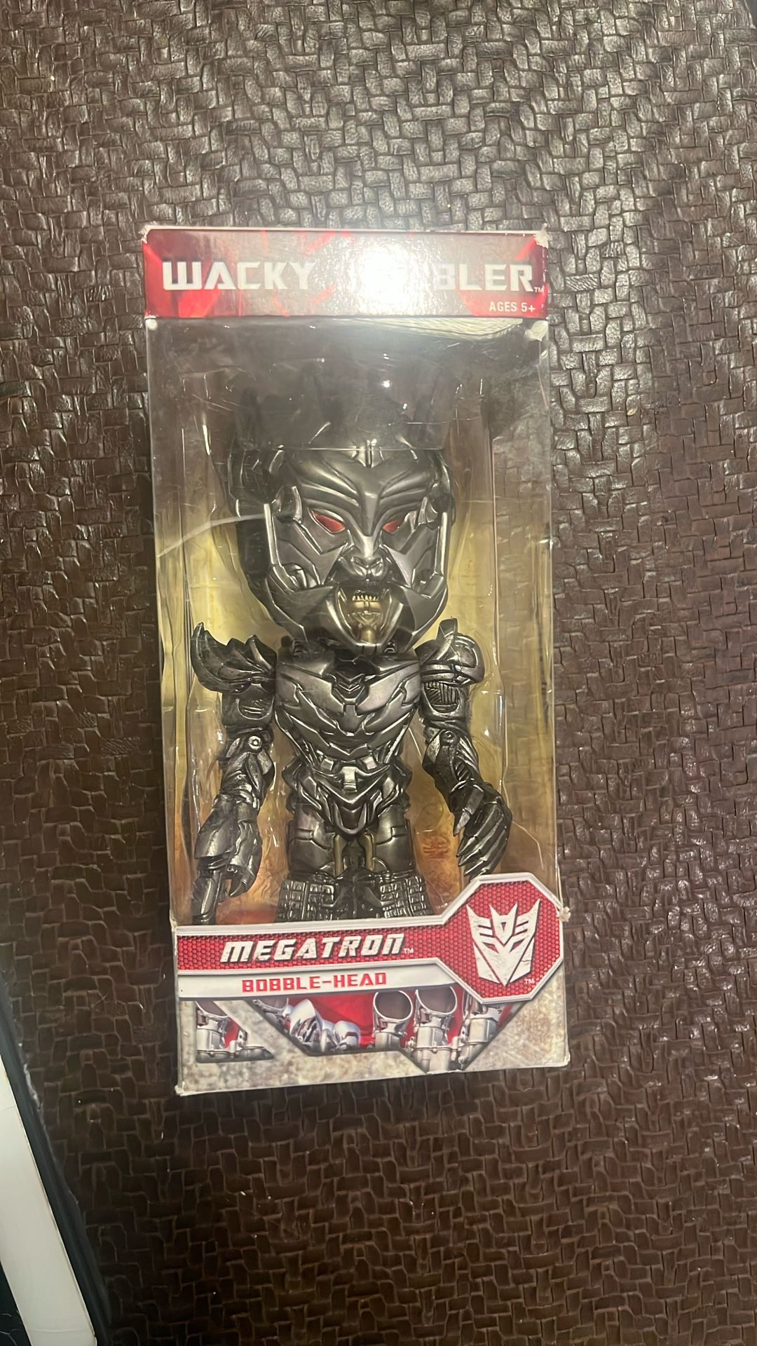 Wacky Wobbler Transformers Megatron Bobblehead Funko 2009 SEALED