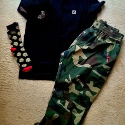 GOLDEN GODS CAMO CARGO PANTS 