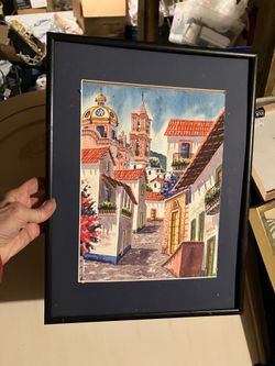 Art watercolor Italy