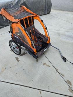 Bike double trailer