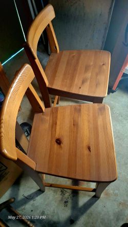 IKEA wooden chairs