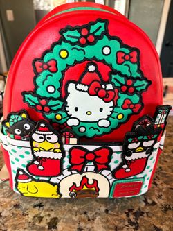 Loungefly Hello Kitty Christmas Backpack