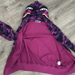 Purple Bape Hoodie