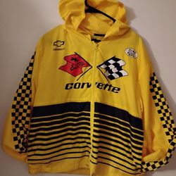 Beautiful Vintage New Corvette Racing Jacket 