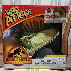 Mattel Jurassic World Dominion UNO Attack Card Game 2 to 10 Players NeW
