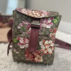 Gucci bloom printed floral coated canvas Supreme backpack GG special edition