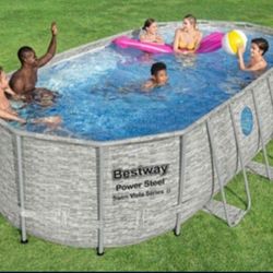 Brand New 18x9x48 Swimming Pool Includes Filter,pump,ladder, And Cover