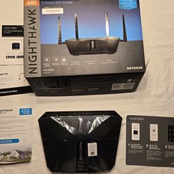 Nighthawk 5-Stream Dual-Band WiFi 6 Router, 3.45Gbps