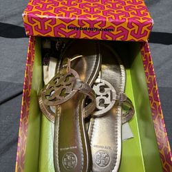 Like New Authentic Tory Burch Miller Sandals Size. 8