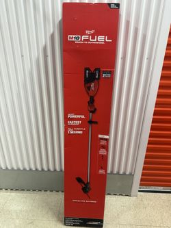 BRAND NEW-Milwaukee M18 FUEL 18V Brushless 17in Dual Battery String Trimmer W/ 2 Batteries + Charger