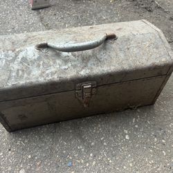 Vintage Metal Toolbox