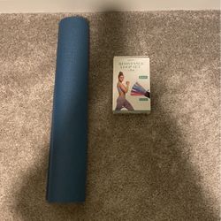 Yoga Mat And Resistance Bands