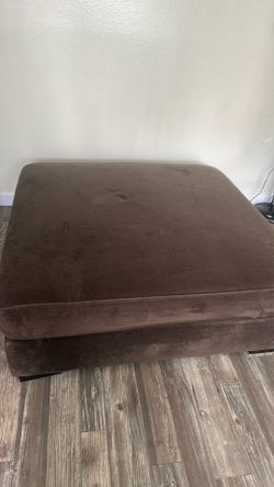 Brown ottoman