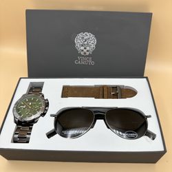 Vince camuto watch and sunglasses set hot sale